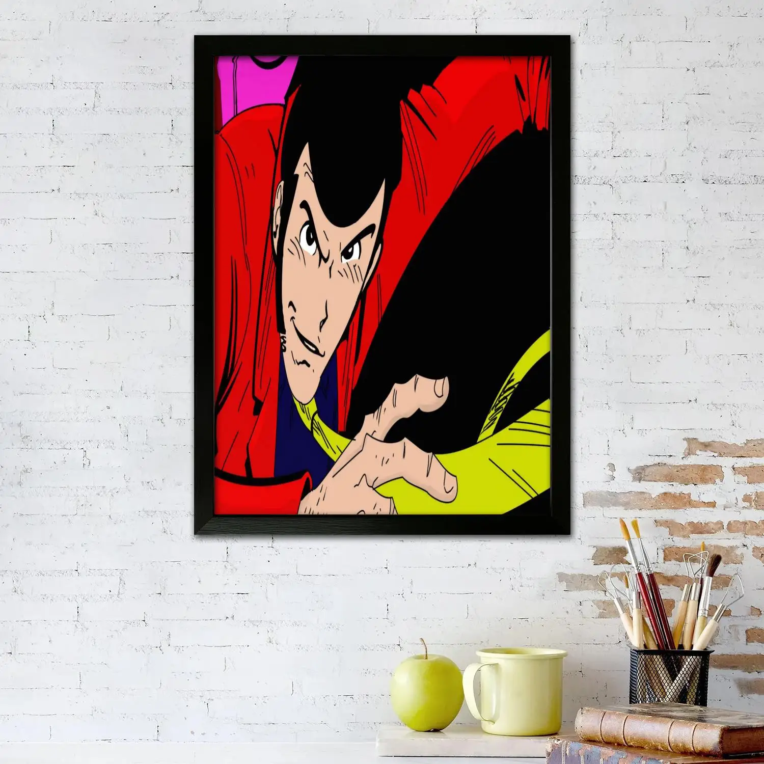 fujiko mine lupin iii Canvas Art Poster and Wall Art, Picture Print, Modern Family, Bedroom Decor, Posters,Decorative painting