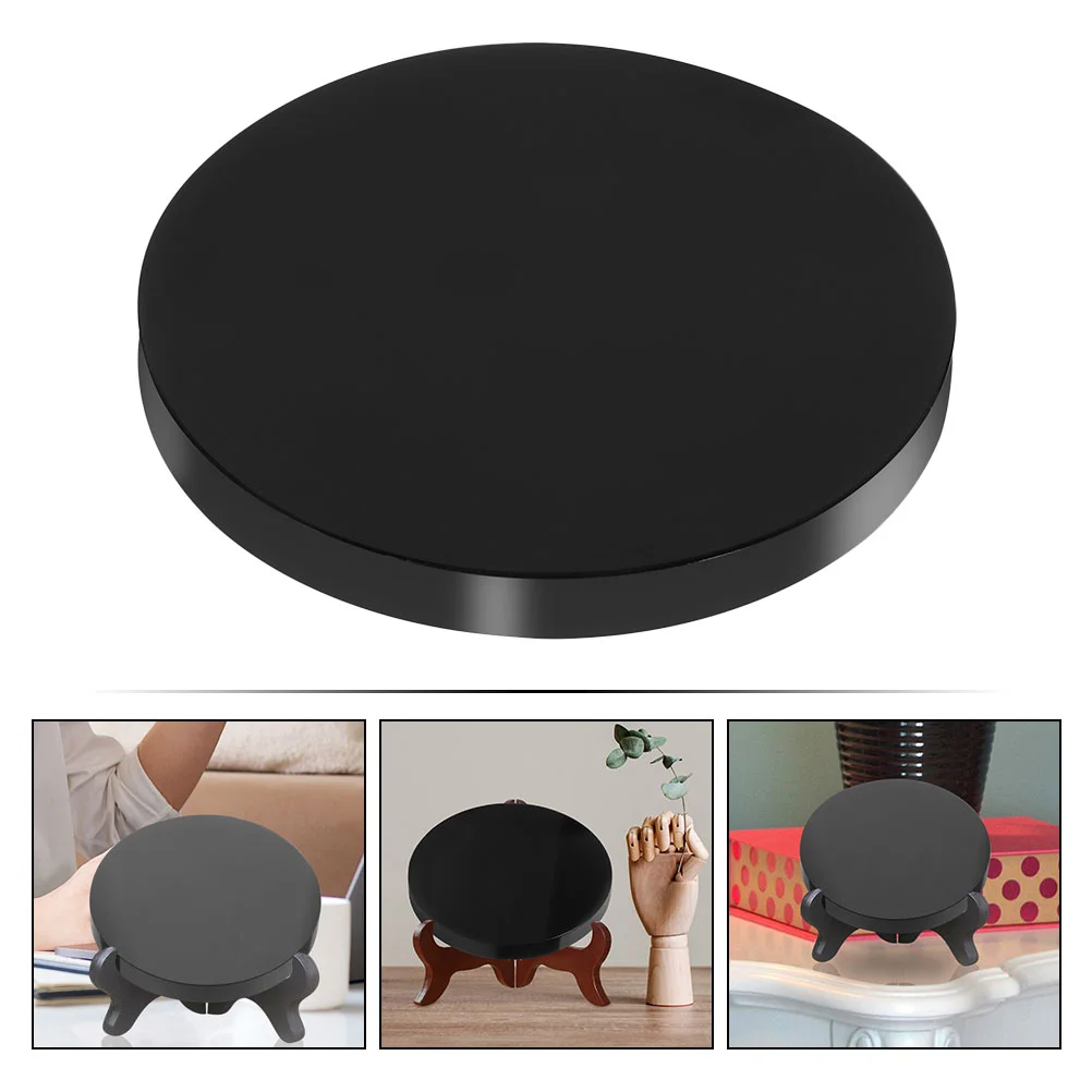 Coasters Obsidian Divining Mirror Desktop Decor Household Divination Board Mirrors