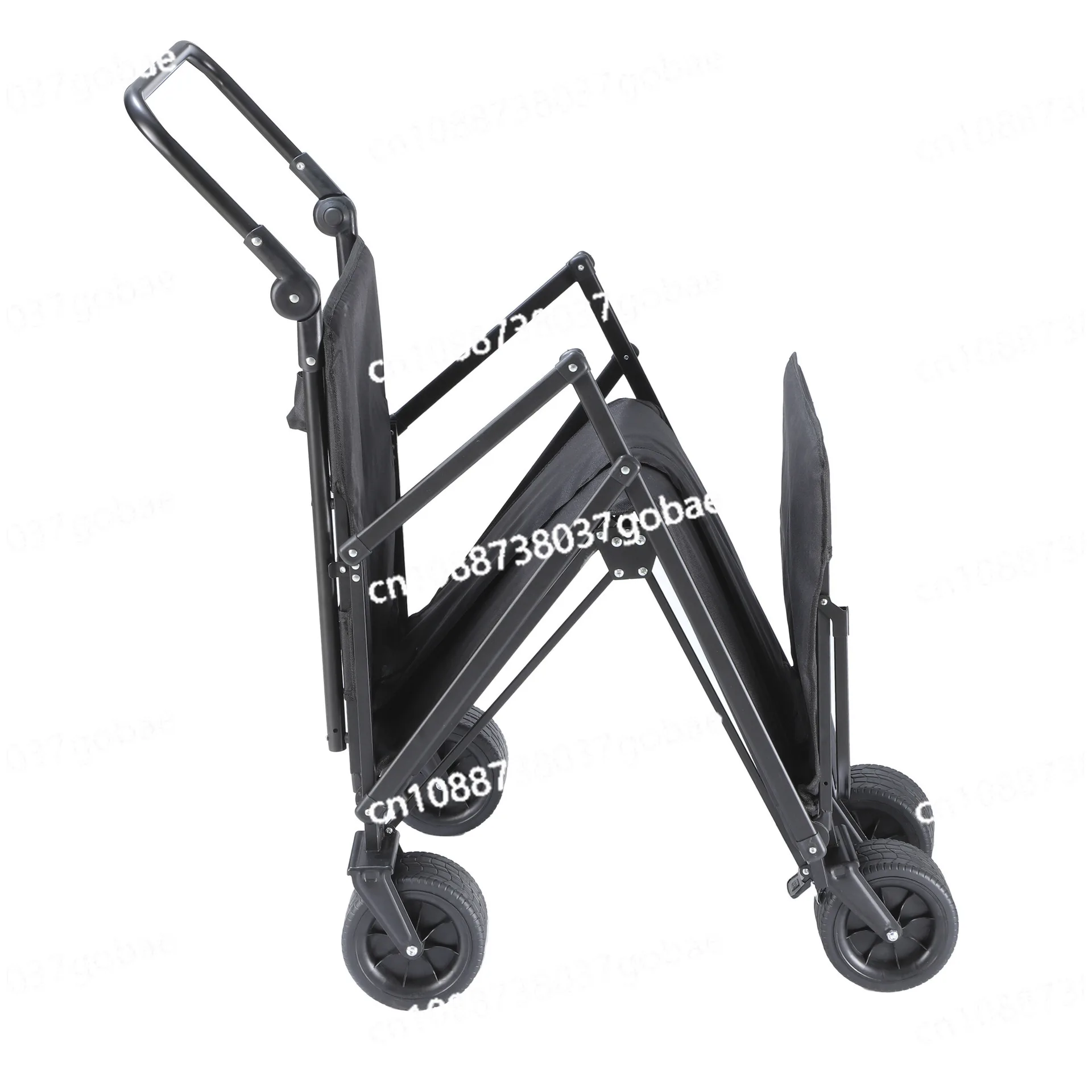 Camping one-car dual-purpose seating camp car outdoor travel picnic car folding special trolley