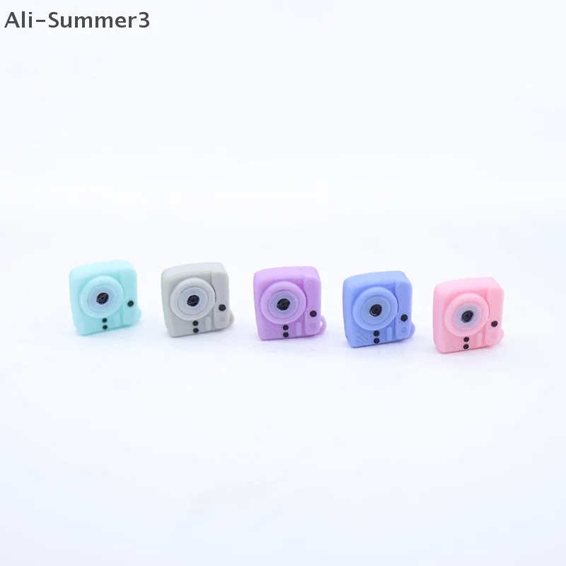 1/12 Poppenhuis Simulatie Camera Instant Camera's Model Poppenhuis Miniatuur Scène Decoratie Speelgoed Poppenhuis Scène Foto Props