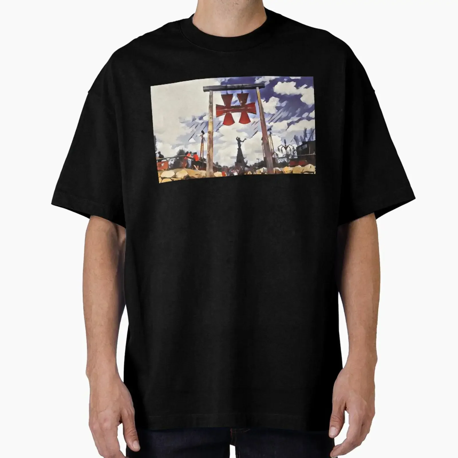 Hellfest Music Festival Clisson France v3 designed and sold by Dave Harris vintage Washed Slightly Breathable Comfortable