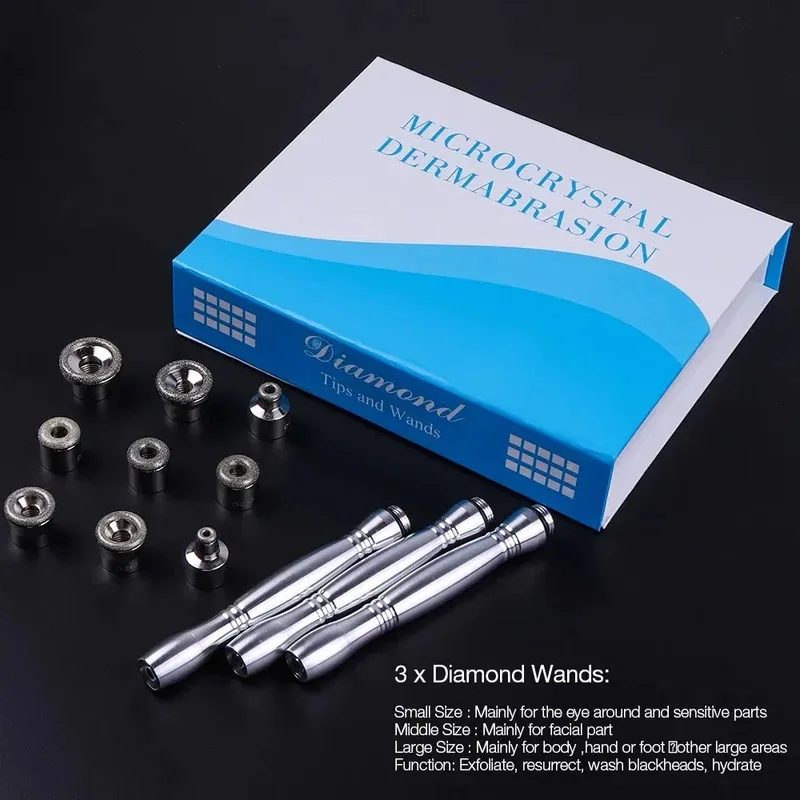 Glow Professional 3 in1 Microdermoabrasione Spray Esfoliante Rimozione di bellezza Rughe Pe