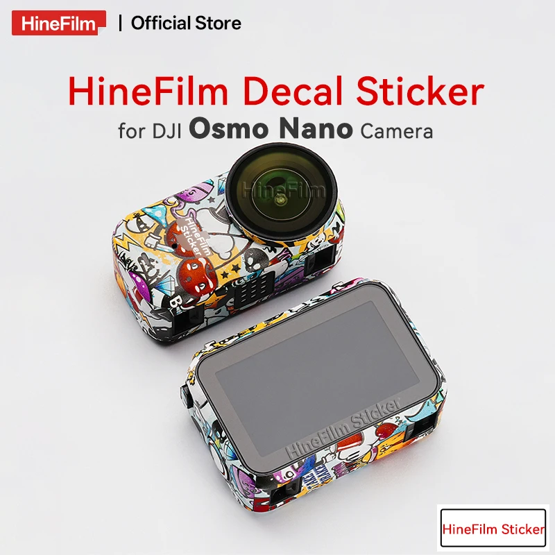 Hinefilm Skin لـ DJI Osmo Nano ملصق لاصق لكاميرا OsmoNano غطاء حماية يلتف الفيلم