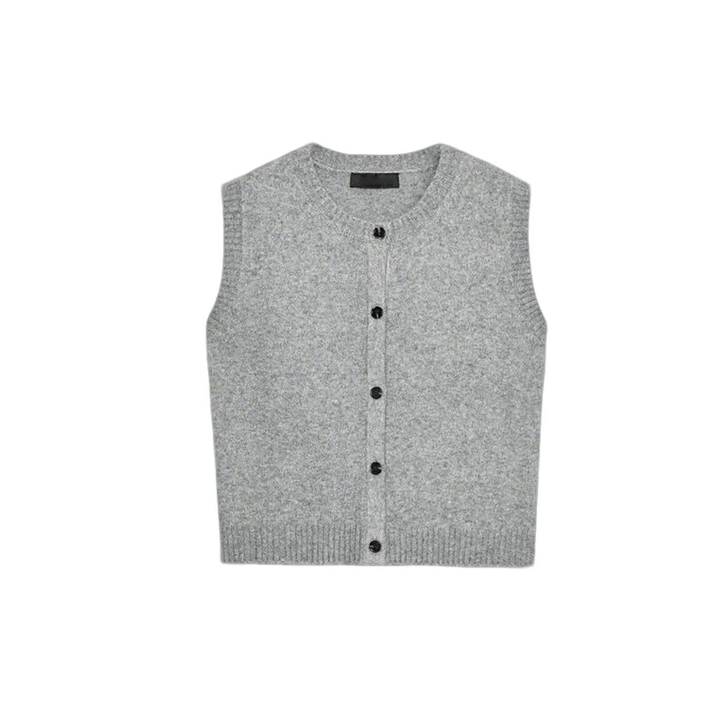 Doux rond Ne Svel tricoté gilet tapis Sle femmes nouveauté fibre de Polyester tenue décontracté saison d'automne