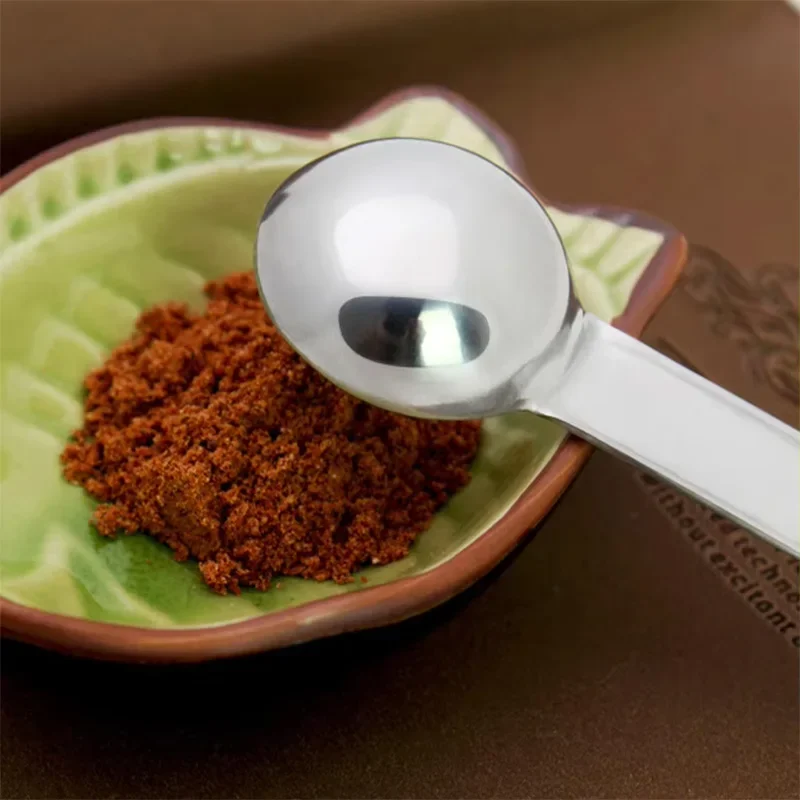 Cuchara medidora multiusos de acero inoxidable de calidad alimentaria, cuchara medidora de café en polvo y especias, herramientas de cocina para hornear, herramientas de cocina