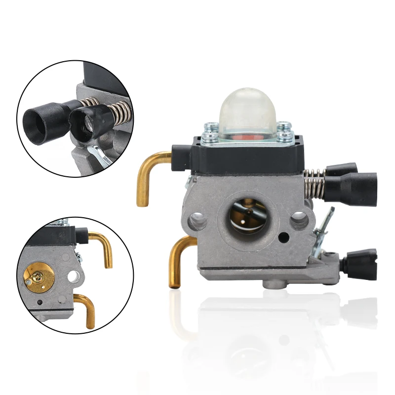CMCP Carburetor Kit with Air Filter Line Gasket Carb for Stihl FS55 FS55R FS55RC KM55 HL45KM55R FS38 String Trimmer Weed Eater