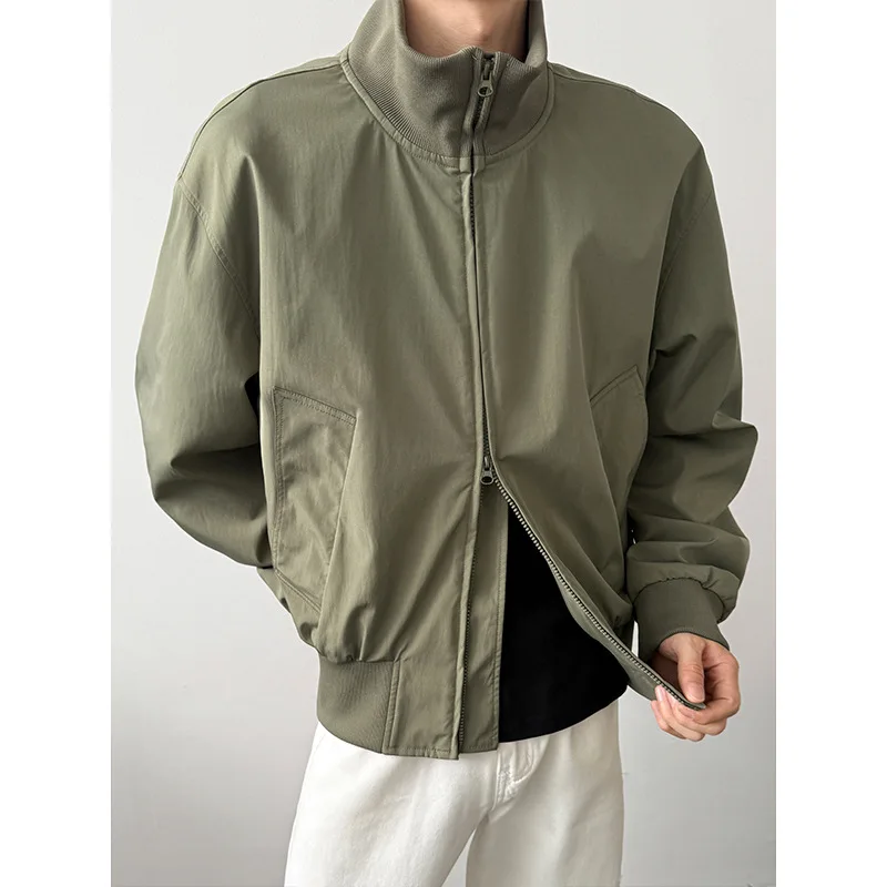 Chaqueta Bomber Corta para Hombre, Estilo Piloto, Otoño, Nuevo Estilo, Ropa de Trabajo Deada, Estilo Americano, Marca de Mo...