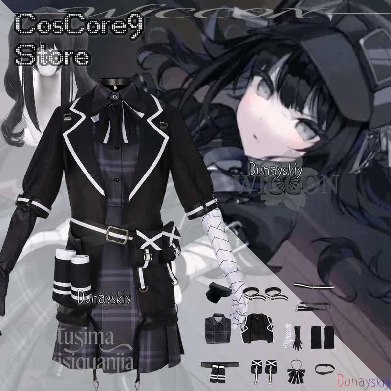 jeu-d'anime-mahou-shoujo-no-majo-saiban-cosplay-kurobe-nanoka-rsi3-goth-lolita-robe-a-carreaux-noire-halloween-fete-de-noel