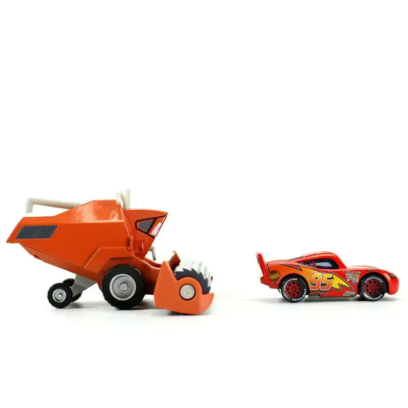 Disney Cars Lightning McQueen FRANK animation cartoon alloy toy car model cool desktop ornaments children's toys gifts wholesale