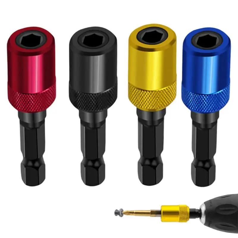 SelfLocking Quick Change Bit Holder Bit Extension Rod Electric Drill Screwdriver Extender 60mm Hex Shank Adapter For Screwdriver