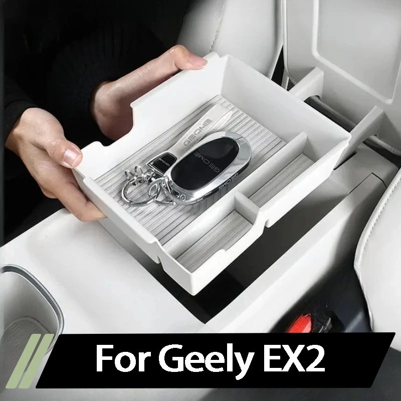 Caja de Almacenamiento para Reposabrazos, Organizador para Consola Central, Compatible con Geely EX2 Proton eMAS 5 Geome Star Wish 2024-2026