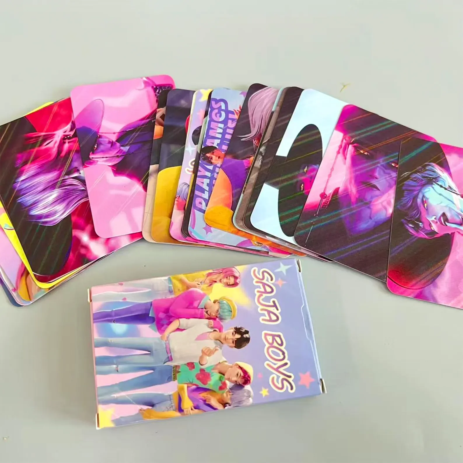 مجموعة بطاقات صور K-POP Demon Hunter هدايا تذكارية للمروحة-Rumi وZoey وMina بطاقات فنية، أولاد ساجا، هدية حفلة هنتر لعشاقهم، Kpop