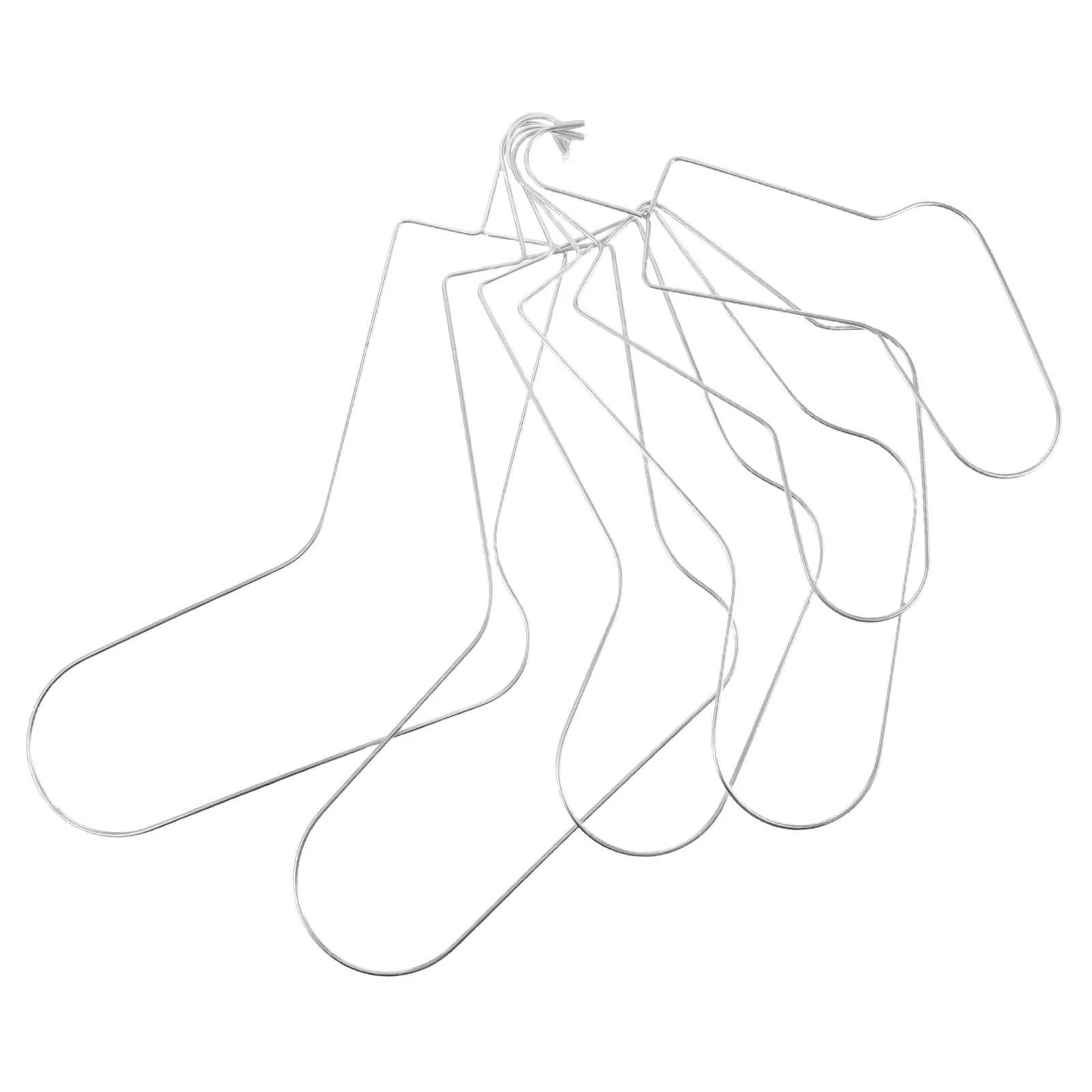 

2 шт. металлические блокираторы для носков, прочная подставка для вязания крючком, корректирующая сушилка, розничный держатель для носков, органайзер