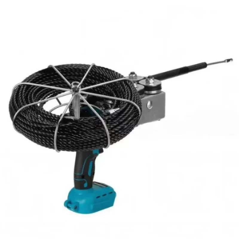 Lithium Battery - Powered Electrical Threading Machine: Automatic, Cordless Wire Puller & Feeding Tool