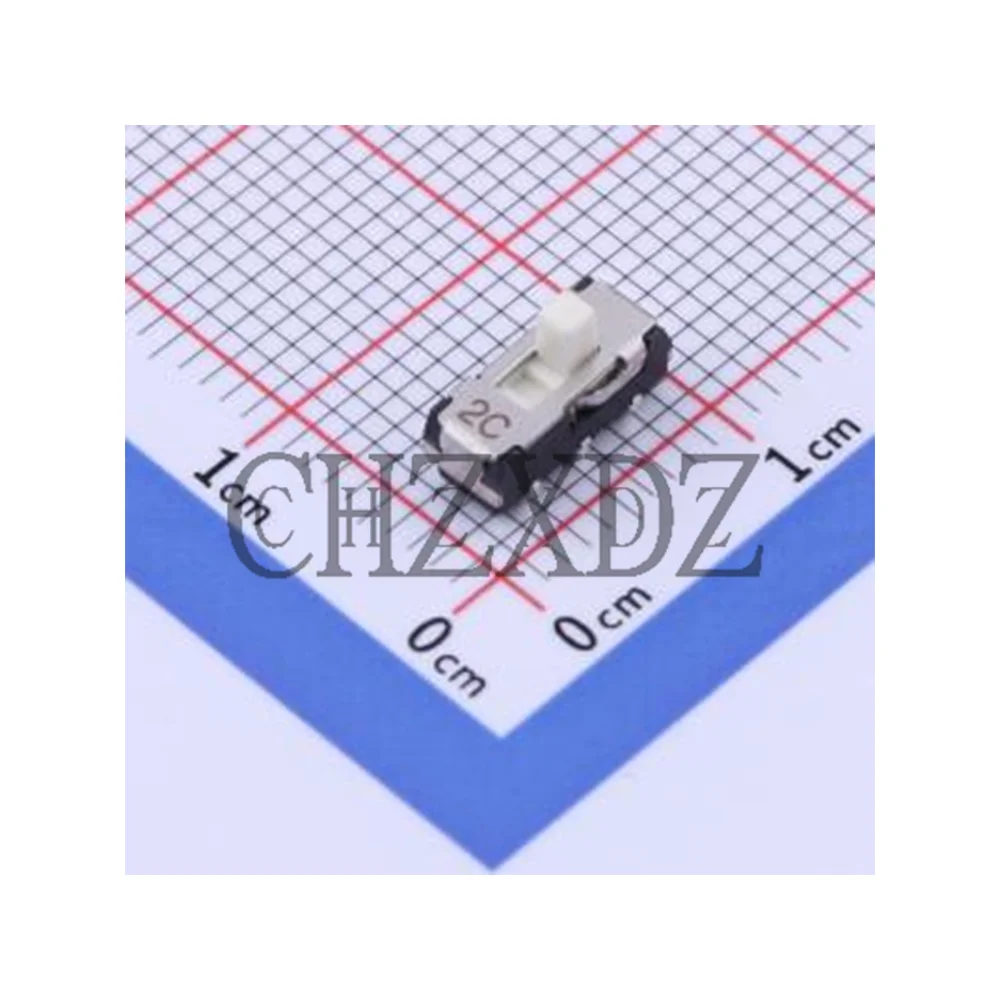 100% Original CL-SB-22A-01T Slide switch slide , 2 pole 2 cont., top set., J-lead, silver contact, 2mm knob CL-SB