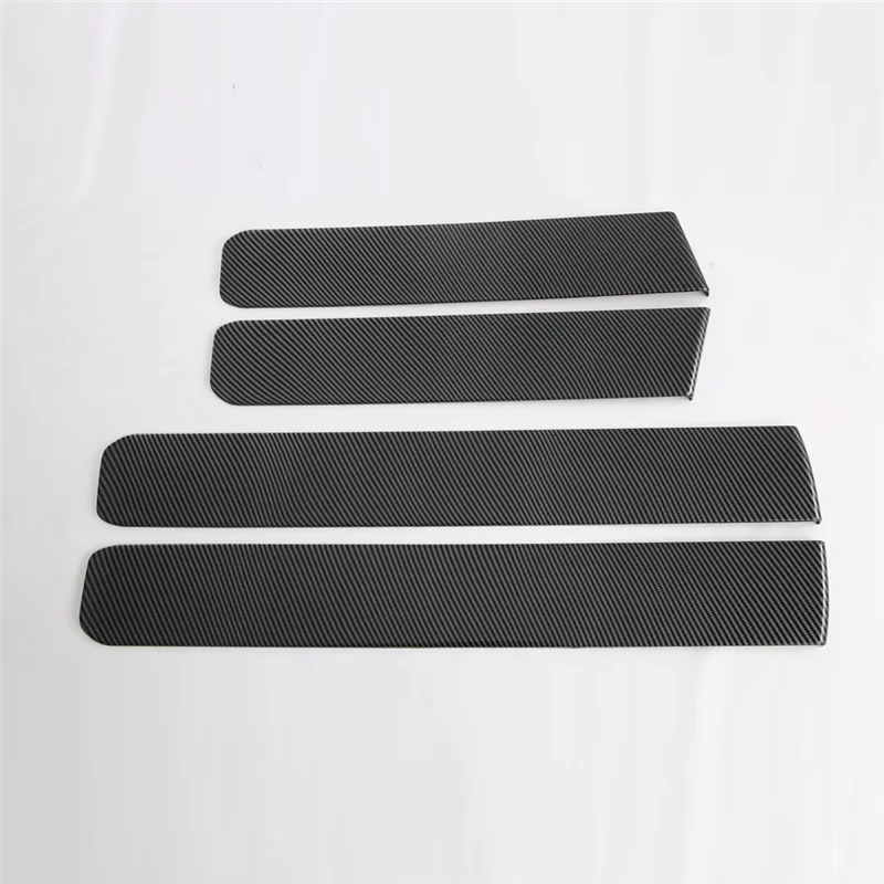 لشركة هيونداي سانتا في MX5 2024 ألياف الكربون لوحة الباب الداخلي للسيارة شريط الكسوة غطاء الكسوة الملحقات #1