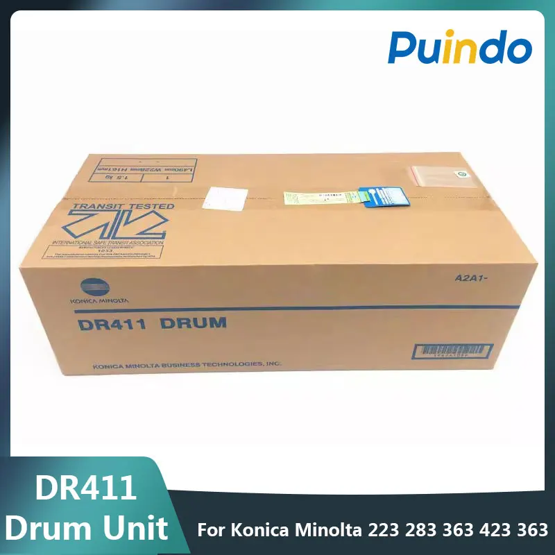 Original new DR411 Drum Unit For Konica Minolta Bizhub 223 283 363 423 7828 DR-411