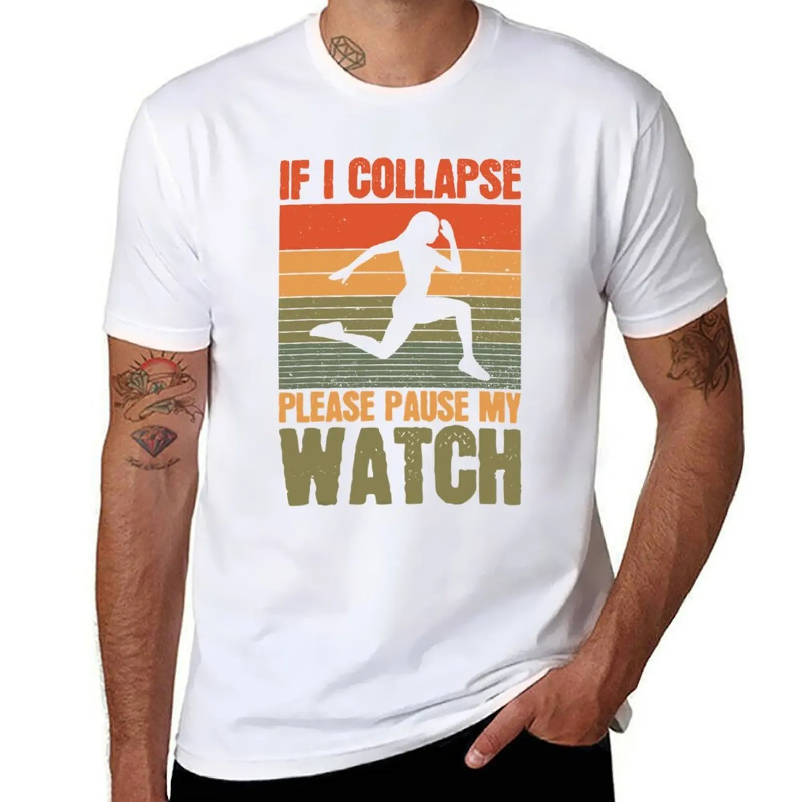 

Pause My Watch Runners If I Collapse Please Pause My Watch T-Shirt t shirts designer cotton t shirt pack T-Shirt