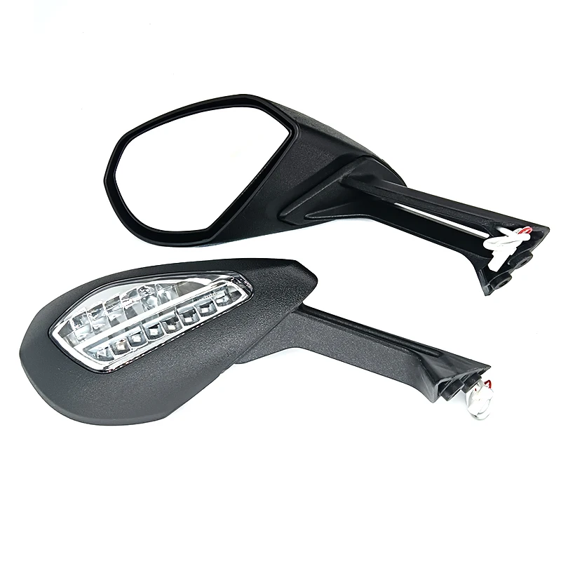 JPM قطع غيار الدراجات النارية المرايا باستخدام الحاسب الآلي سبائك الألومنيوم الأسود المقود الجانب المحرك مرآة ل Ducati 899 959S 1199 1299 مرآة الرؤية الخلفية #1