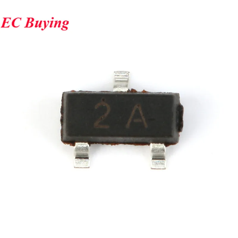 2A MMBT3906ชิ้น/ล็อต MMBT3906LT1G 2N3906 3906 SOT-23 200mA 40V SMD ทรานซิสเตอร์ไตรโอดแบบใหม่ดั้งเดิม