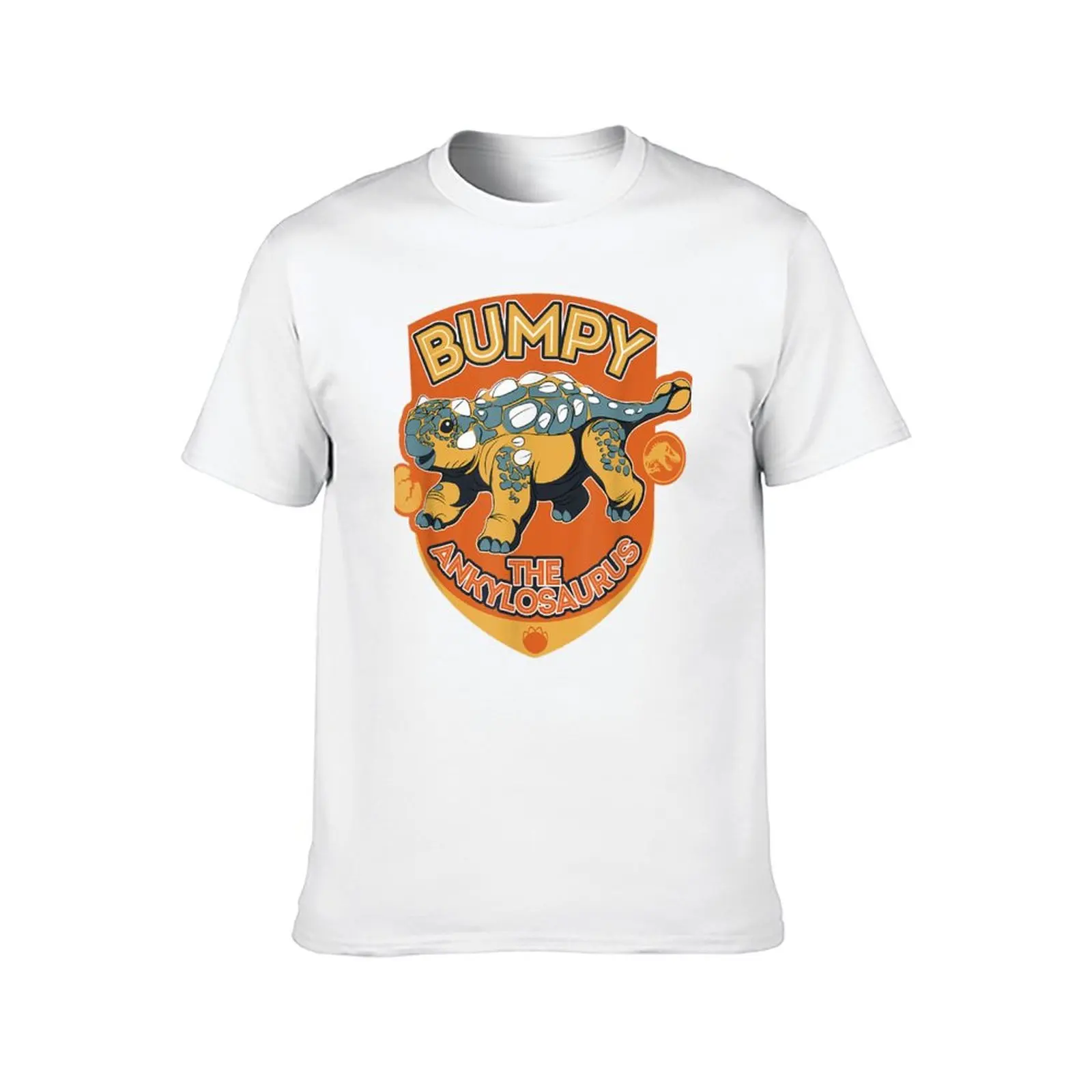 العالم الجوراسي كامب الطباشري بامبي Ankylosaurus تي شيرت أنيمي التي شيرت رجل تي شيرت القطن تي شيرت #2
