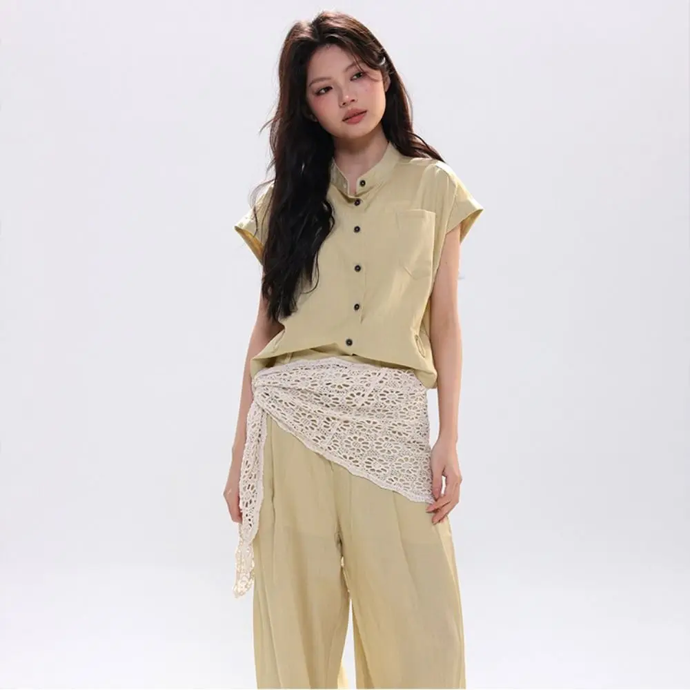 

Вязаный треугольный шарф-воротник в стиле ретро, этнический стиль, накидка с цветочным узором, декоративный аксессуар для одежды, женский.