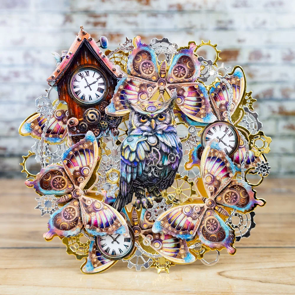 ختم القطع المعدنية لسكرابوكينغ ، رفرفة بالساعة ، كوربين ، وقت رافينا ، دودامين ، لانغدون ، أعمال البخار ، مذكرات ، استنسل الديكور #2