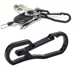 Titanium Plating Carabiner Camping Clip Outdoor Key Ring Clip Keychain Holder Keyring Hang Buckle Hook Carabiner Camping Clip