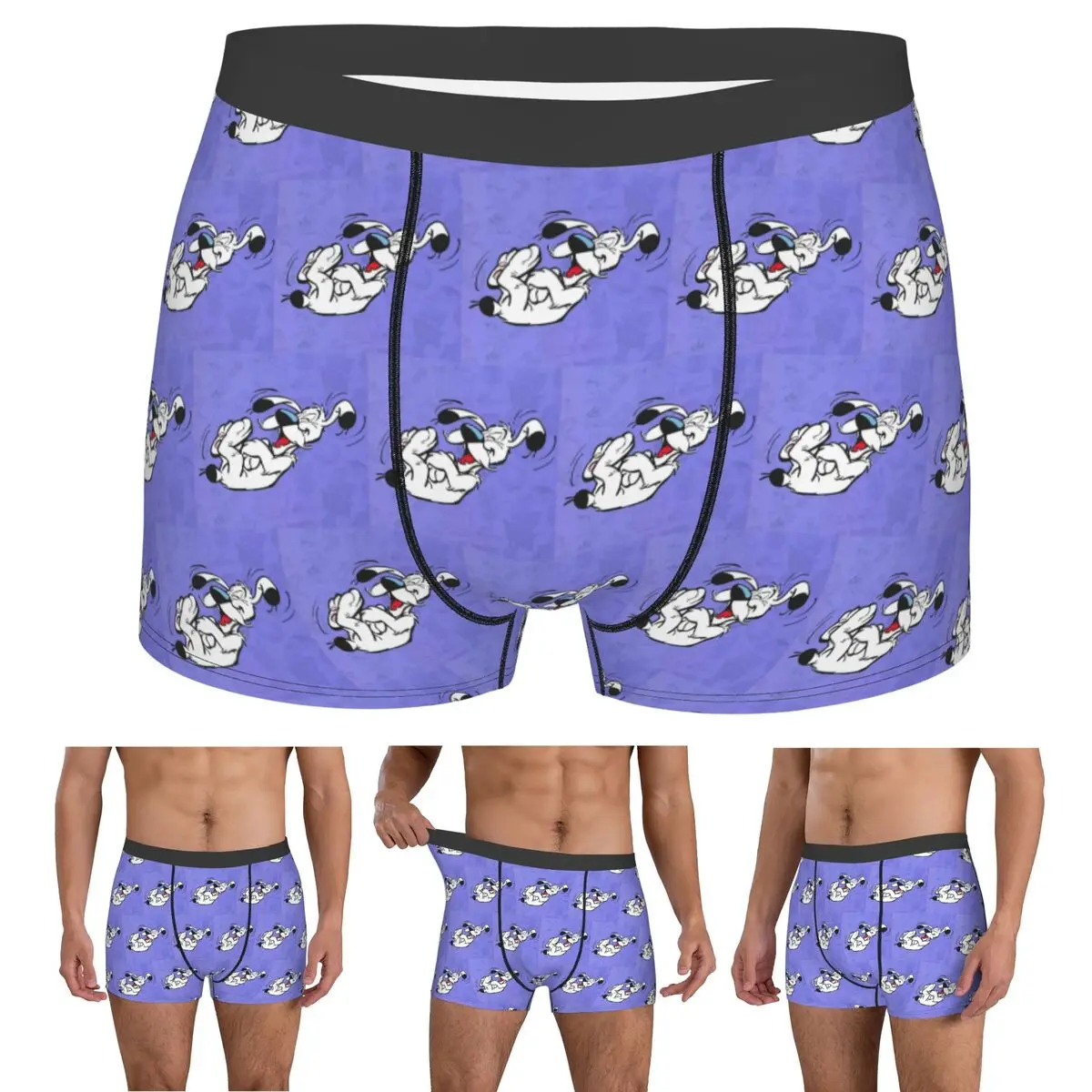 

Boxer Underpants Shorts Asterix And Obelix Dogmatix Ideafix Obelix Dog Panties Men's Soft Underwear for Homme Man Boyfriend Gift