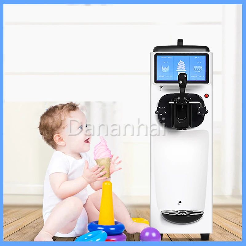 

Small Stainless Steel Material Tank Frozen Yogurt Machine Soft Ice Cream Machine With Touch Screen