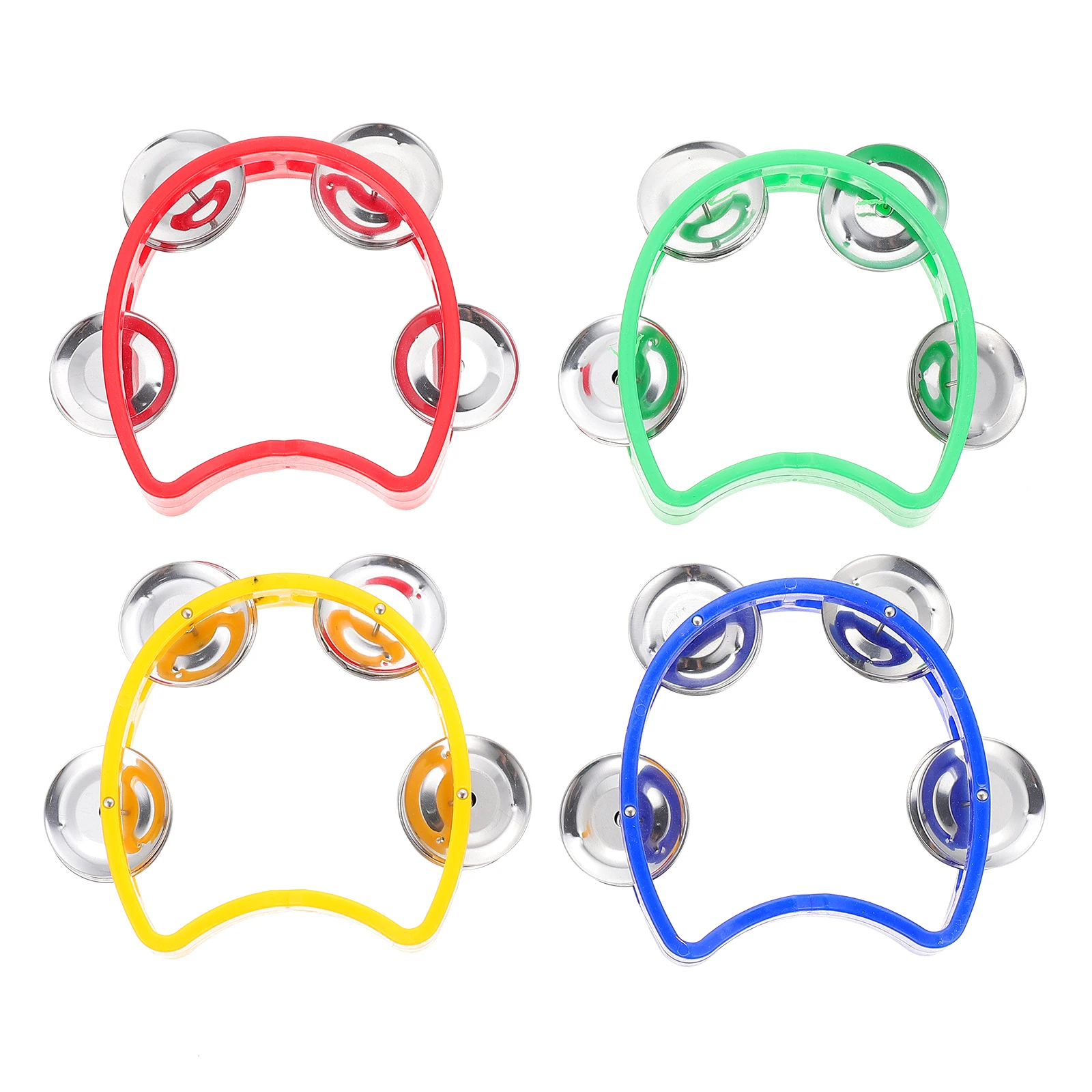 

4 Pcs Bell Ring Kid Toy Percussion Handbell Kids Musical Instruments Toddler for Children Preschool