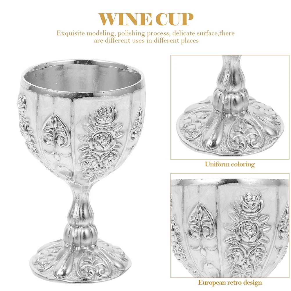

2Pcs Portable Goblets European Wine Cup Distinctive Artistic Atmosphere Safe Reusable Coffee Cup Elegant Red Wine Goblets