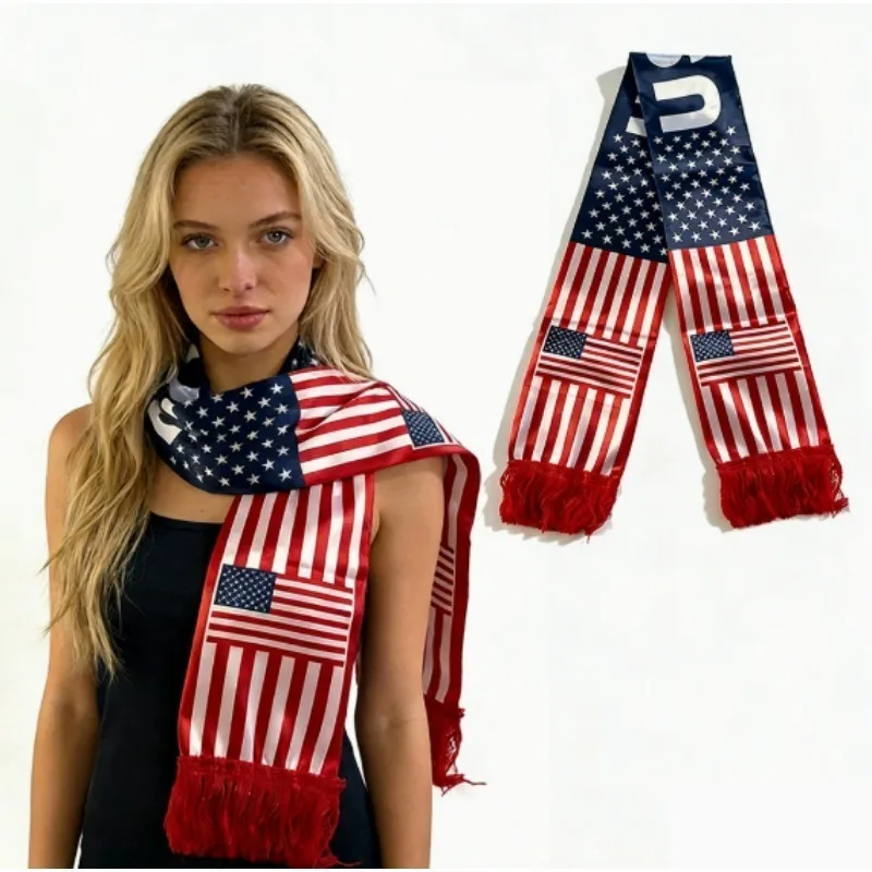 2026 Football Scarves: Brazil, Argentina, Germany, Spain, France, USA, Mexico, Canada – Designer Knitted Scarves