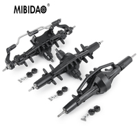 MIBIDAO RC Car Front Middle Rear Axle For 1/10 RC Crawler Car Axial SCX10 AX90021 90021 Upgrade Parts
