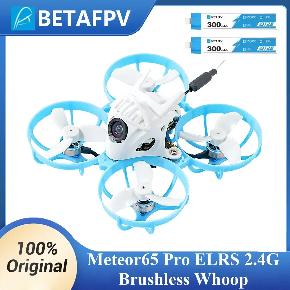 

BETAFPV Meteor65 Pro Brushless Whoop Quadcopter ELRS 2.4G Frsky TBS Crossfire FPV RC Mini Drone 2022 with FPV Camera VTX