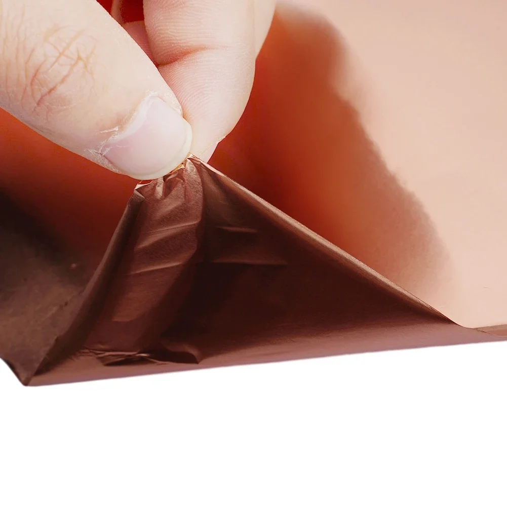 Copper Shielding Sheet Self-Adhesive Enhanced Guitar And Electronics Shielding 4 PCS Copper Shielding Sheet Foil Tape