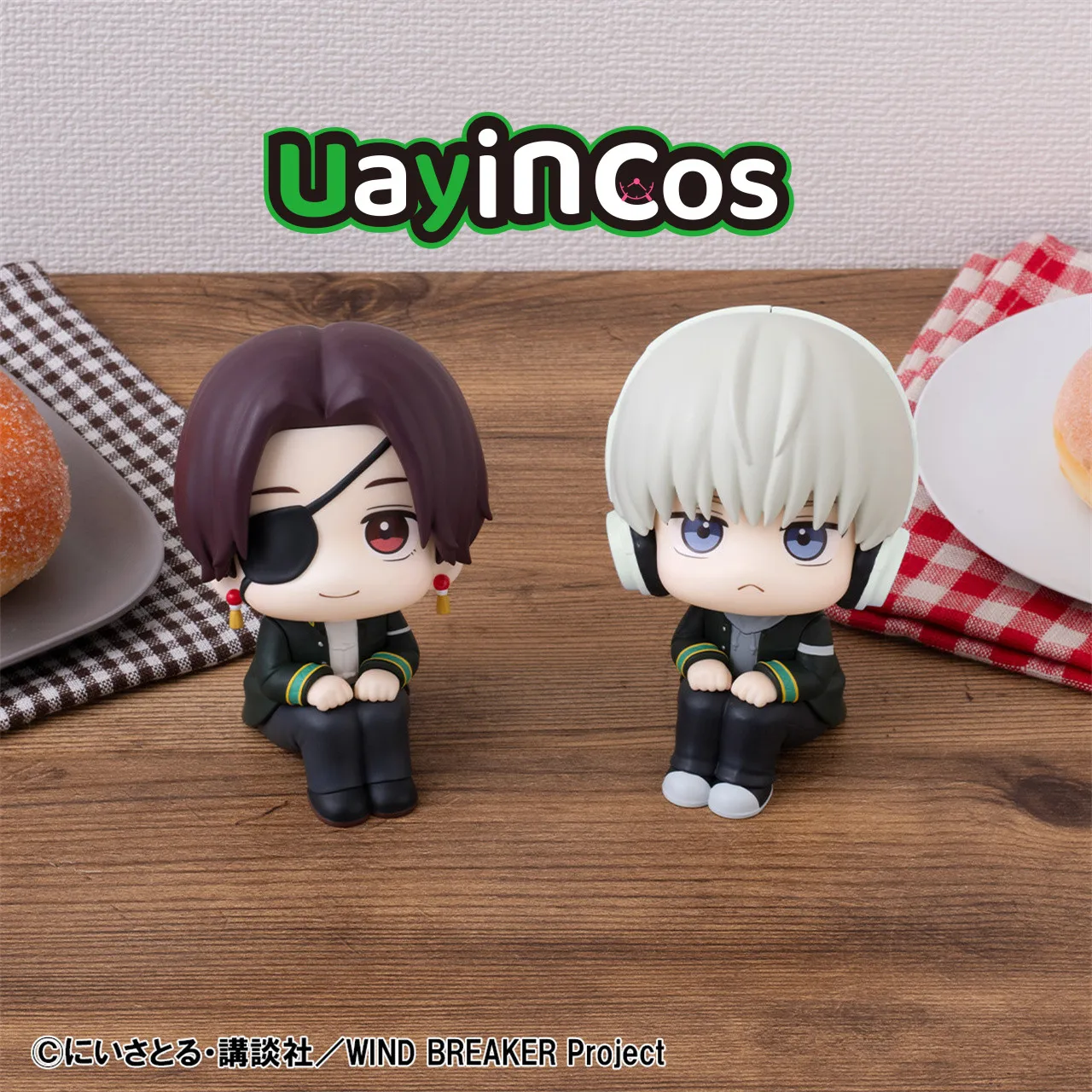 Rompecabezas de viento oficial Hayato Suo Ren Kaji figura de acción de PVC figura de Anime estatua modelo muñeca juego juguetes para niños regalos