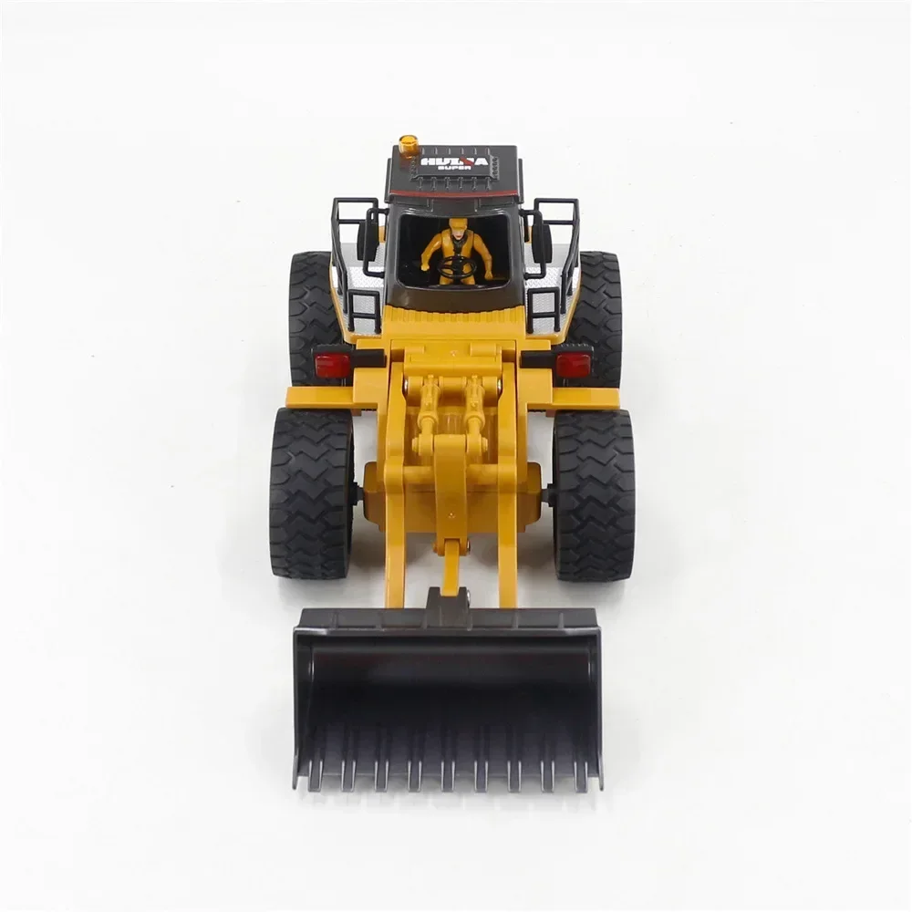 

New Hn1532 Remote-controlled Engineering Vehicle 1:18 Electric Bulldozer Remote-controlled Semi Alloy Model Children's Toy Gift