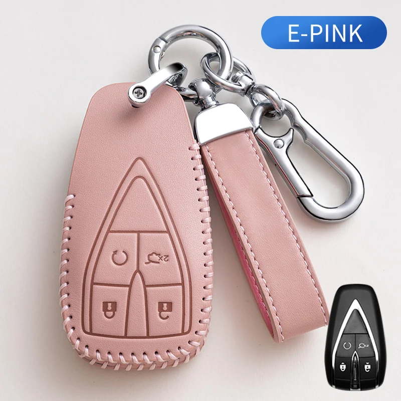 Fashion Leather Shell Fob for Changan UNIT UNIK CS35PLUS CS55 PLUS CS75 PLUS Oshan X7 X5 Car Key Case Cover Car Accessories