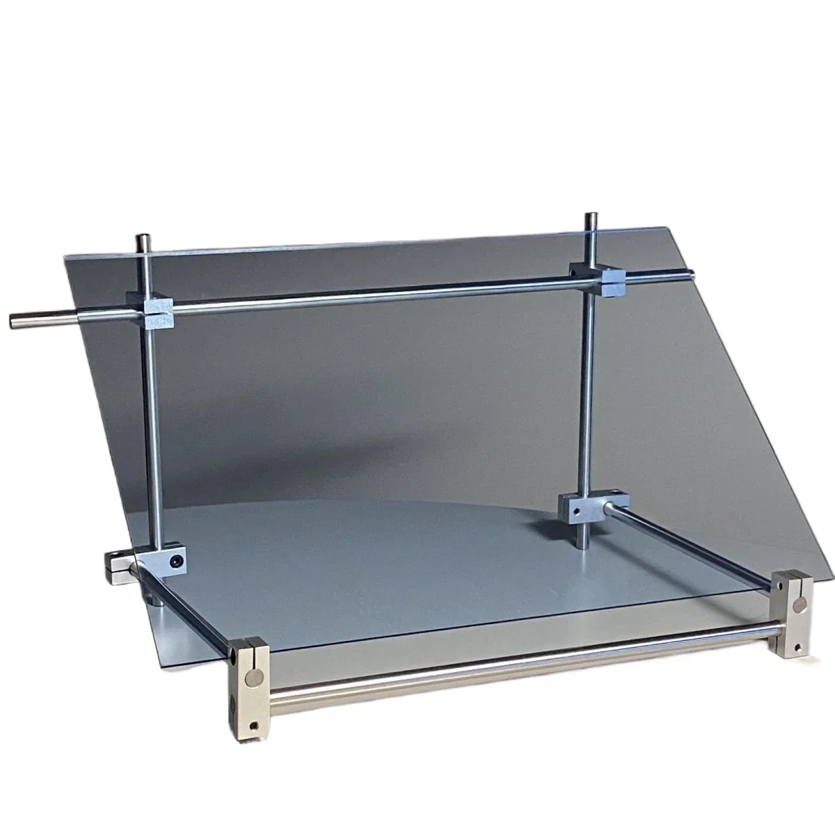 Acrylic Fixing Frame Menu Rack Stainless Steel Optical Axis Fixing Frame Coffee Milk Tea Shop Menu Rack
