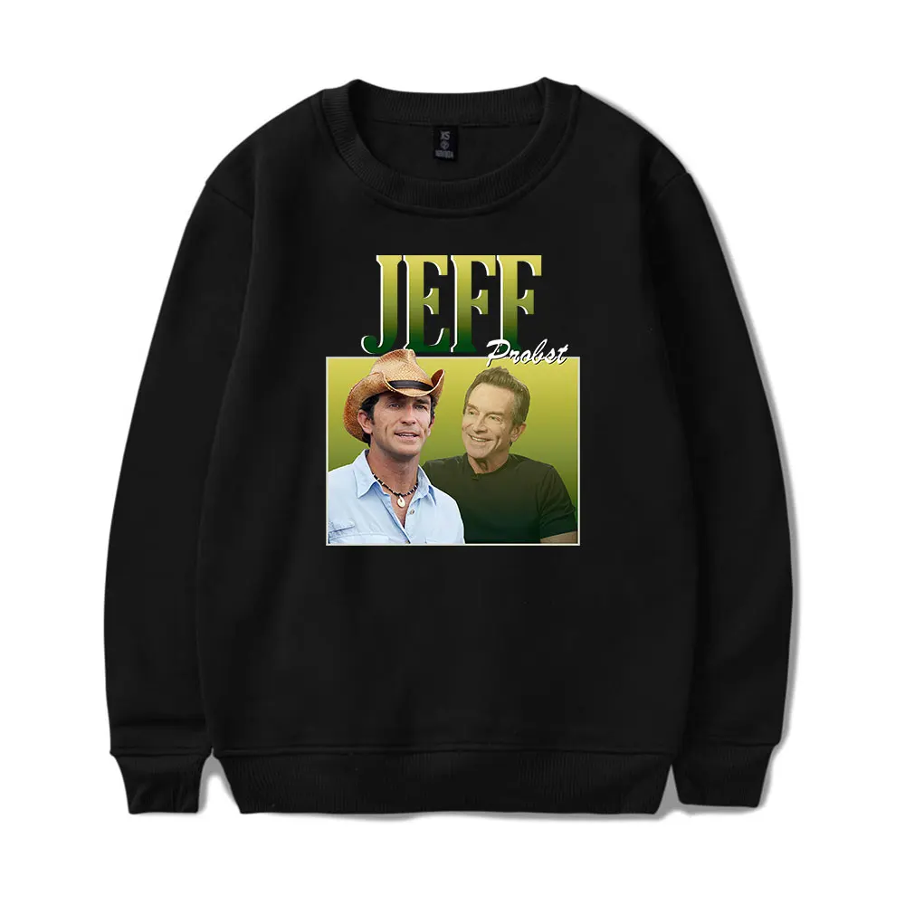 Jeff Probst Vintage 90s Merch Sweatshirt Men Sports Pullover y2k clothes Women Fashion