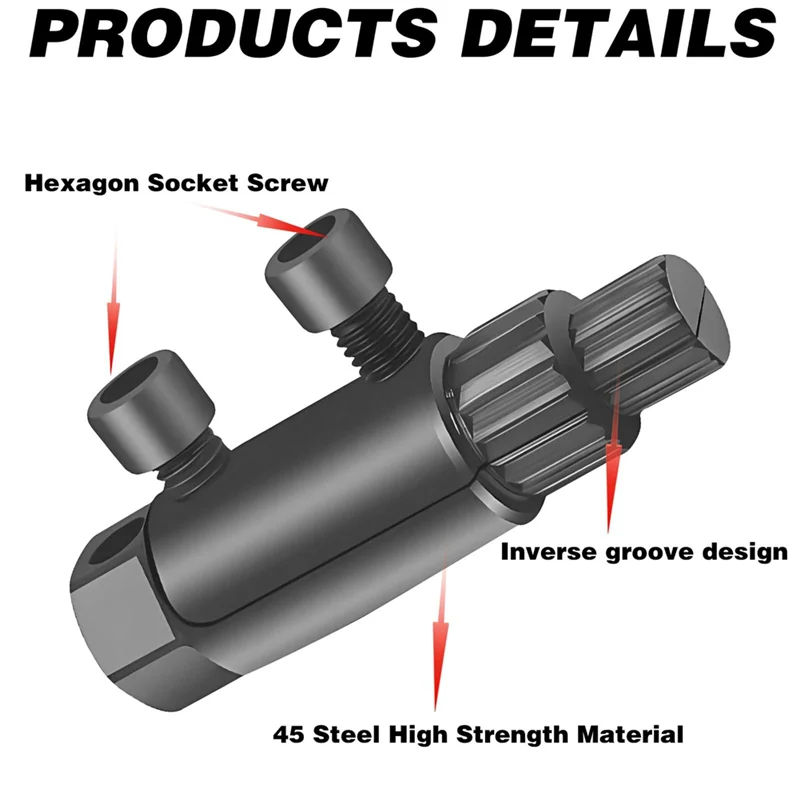 

A83I-Broken Pipe Thread Extractor Tool Broken Valve Thread Extractor, Faucet Removal Tool For 1/4In 3/8In Damaged Water Pipe