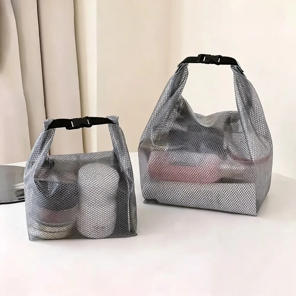 Large Capacity Waterproof Storage Bag Drawstring Fitness Clothing Swimming Bathroom Men's And Women's Outdoor Toiletries Bag