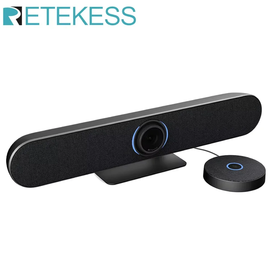RETEKESS TC201 Conference All-in-one Machine USB Camera 4K 10m with TC106 AI intelligent for Small and Medium-sized Conference