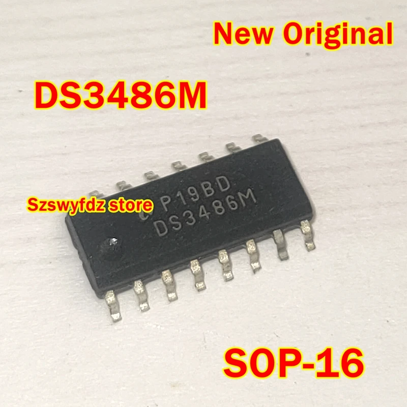

1pcs to 100pcs DS3486MX/NOPB DS3486M/NOPB DS3486MX DS3486M SOP-16 New Original Quad RS-422, RS-423 Line Receiver