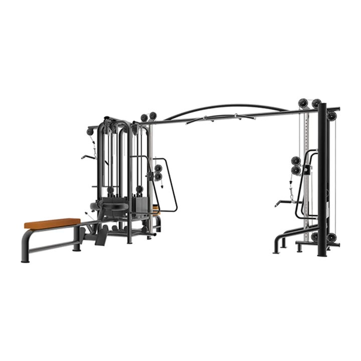 LD-9085 معدات الجيم المتعددة للياقة البدنية ذات 5 محطات متعددة