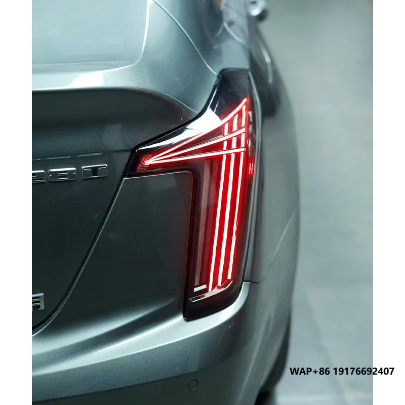 

2020-2025 forCadillac CT5 Dynamic Sequential Turn Signal Tail Lights Clear Red LED Lighting Back Lamp New Condition
