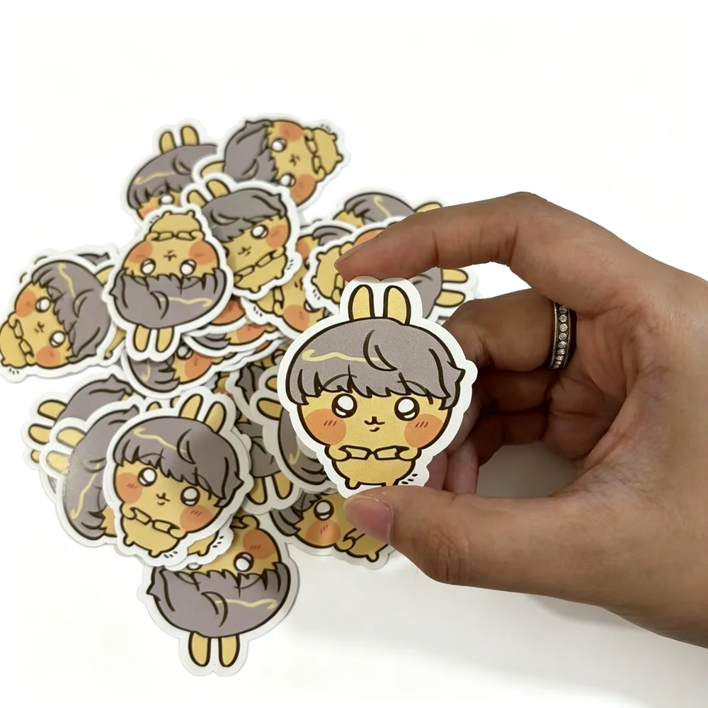 Personalized Photo Die-Cut Vinyl Stickers, 100Pcs Custom Character Decals,  Gift Wrapping & Party Favors