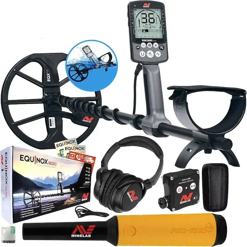 ลดราคาพิเศษสำหรับเครื่องตรวจจับโลหะใต้น้ำ Minelab Equinox 800 Multi-IQ รุ่นใหม่