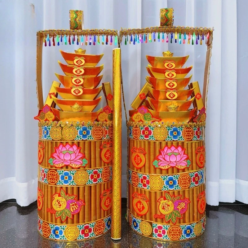

Mid-Autumn Festival folding tower material package, a pair of moon viewing holy baskets